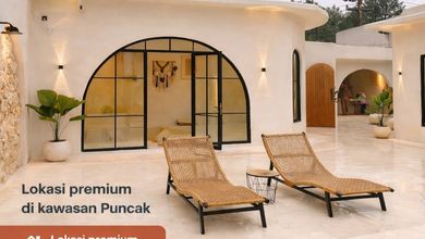Villa di Megamendung Siap Huni Nuansa Aesthetic dengan Fasilitas Unggulan