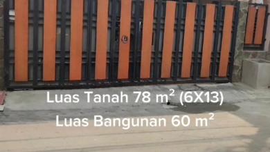 Rumah Siap Pakai di Kawasan Bekasi Utara, Bekasi, LT 78m²