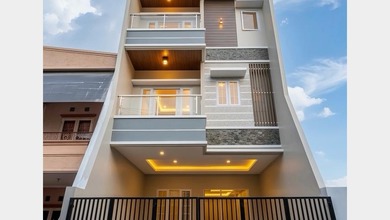 Rumah Elegan di Tomang, Jakarta Barat, 4 KT, LT 90m²