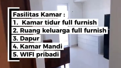 Sewa Apartemen Murah di Cisauk, Tangerang, LB 37m²
