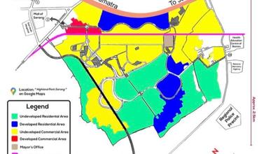 Tanah Elit Dijual di Cipocok Jaya, Serang, Harga 1,72 Triliun