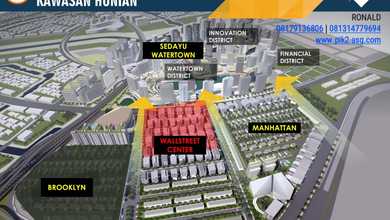 For Lease Tanah Premium di Gading Serpong, Tangerang, LT 1685m²