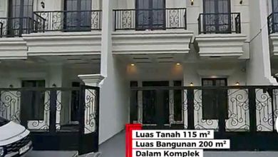 Rumah Mewah di Cempaka Putih, Jakarta Pusat, 5 Kamar Tidur, LT 115m²