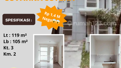 Jual Rumah Strategis di Suvarna Sutera, Tangerang - LT 119m²