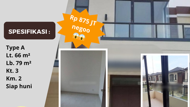 Hunian Idaman di Suvarna Sutera, Tangerang, 3 KT, Harga 830 Juta
