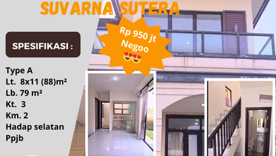 Jual Rumah Strategis di Suvarna Sutera, Tangerang - LT 88m²
