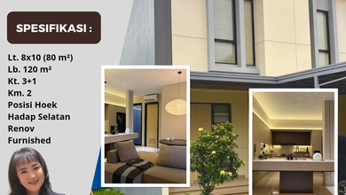 Jual Rumah Strategis di Suvarna Sutera, Tangerang - LT 80m²