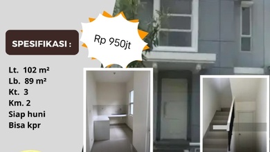 Rumah Favorit di Suvarna Sutera, Tangerang, 3 KT, Harga 930 Juta