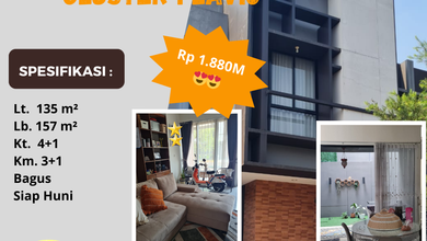 Properti Siap Huni di Area Suvarna Sutera, Tangerang, LT 135m²