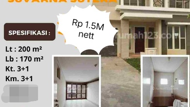 Rumah Idaman di Suvarna Sutera, Tangerang, 3 KT, Harga 1,5 Miliar