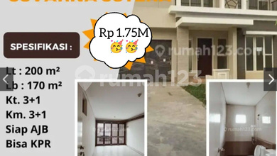 Rumah Dijual di Suvarna Sutera, Tangerang, LB 170m², Harga Kompetitif!