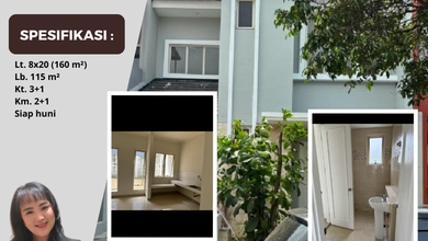 Kesempatan Rumah di Suvarna Sutera, Tangerang, LB 115m², Harga 1,15 Miliar