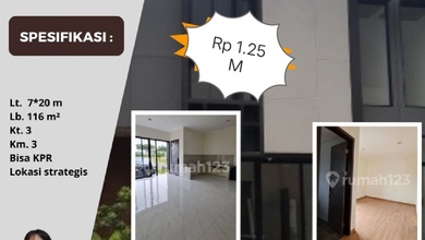 Rumah Siap Huni di Area Suvarna Sutera, Tangerang, LT 140m²
