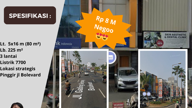 Ruko Alexandrite Seberang Mall Summarecon Gading Serpong Tgr