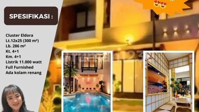 Kesempatan Langka, rumah Mewah di Suvarna Sutera, Tangerang, LB 285m²