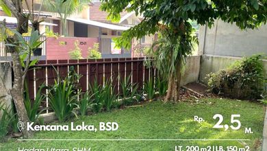 Kesempatan Rumah di BSD Kencana Loka, Tangerang, LB 150m², Harga 2,5 Miliar