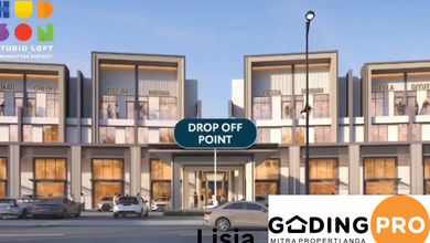 Studio Loft 3lantai untuk investasi dan usaha di gading serpong
