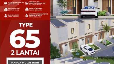 Jual Rumah Nyaman di Cipayung, Jakarta Timur - LT 56m²