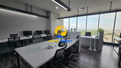 Disewa Office Gold Coast PIK luas 120m2 furnished siap pakai
