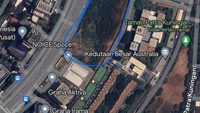 Tanah Elit Dijual di Kuningan, Jakarta Selatan, Harga 1555 Triliun