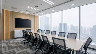 Ruang Kantor Bagus Siap Pakai Full Furnish (2 Unit Gabung Atau Bisa Pisah Unit) Di Sahid Sudirman Center Jakarta Pusat