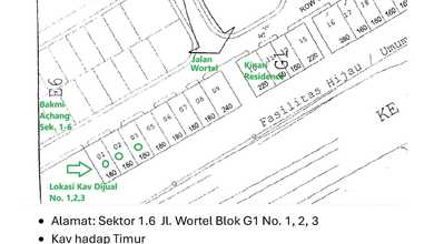 Promo Tanah Strategis di BSD, Tangerang, Harga 1,98 Miliar