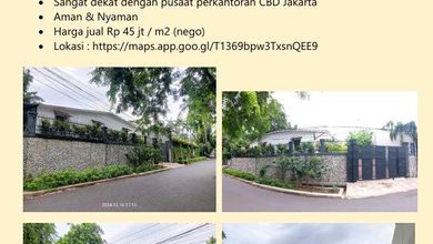 Kavling Prestisius Dijual di Permata Hijau, Jakarta Selatan, Harga 28,6 Miliar