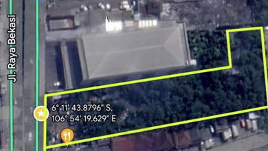 Dijual Tanah Premium di Jatinegara, Jakarta Timur, LT 3500m²
