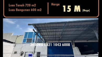Gudang Tekno Bsd, Lokasi Depan, 720 meter Survei dulu aja harga masih nego