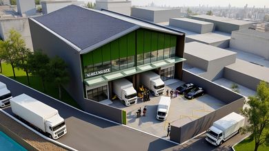 Gudang Kapuk Dekat Peternakan