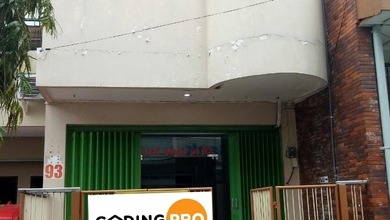 Ruko 2 Lantai Gang Pinggir Area Pecinan