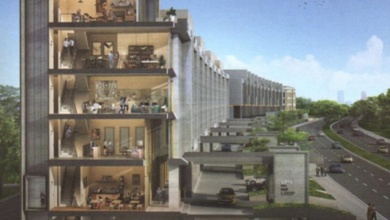 Gedung Perkantoran di Pusat Kota BSD City