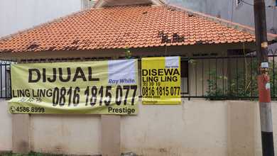 Rumah Lama Hitung Tanah Dekat Glodok Jaya Jarang Ada 