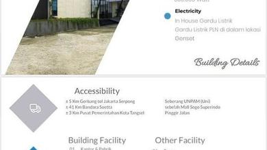 Pabrik di Jalan Raya Puspitek Serpong Tangerang Selatan Banten