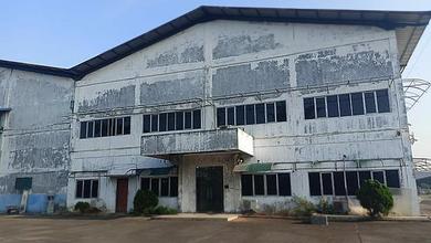 DIJUAL TANAH BERIKUT BANGUNAN PABRIK LOKASI BAGUS DI JL.PALEM MANIS 2 JATAKE TANGERANG