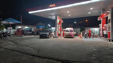 Pom Bensin Palembang Masih operasional