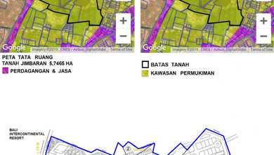 Dijual Tanah Premium di Jimbaran, Badung, LT 57465m²