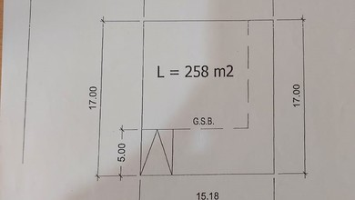 Dijual Tanah Strategis di Cikupa, Tangerang, LT 258m²