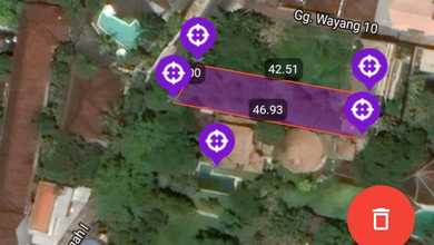 For Sale Tanah Premium di Kerobokan, Badung, LT 465m²