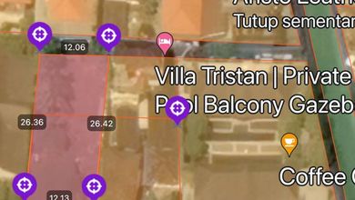 Dijual Tanah Eksklusif di Petitenget, Badung, LT 315m²