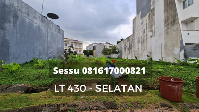 Dijual Tanah Eksklusif di Pantai Mutiara, Jakarta Utara, LT 430m²