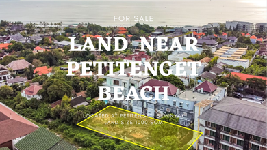 For Sale Tanah Eksklusif di Seminyak, Badung, LT 1000m²
