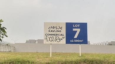 Dijual Tanah Premium di BSD, Tangerang, LT 2590m²